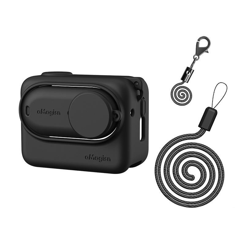 Силиконовый защитный чехол для экшн-камеры Insta360 GO 3 3S - Ударопрочная крышка в черном, сером, синем цвете