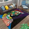 Colorful Abstract Portrait suitable as a non-slip mat for the living room or bedroom sofa