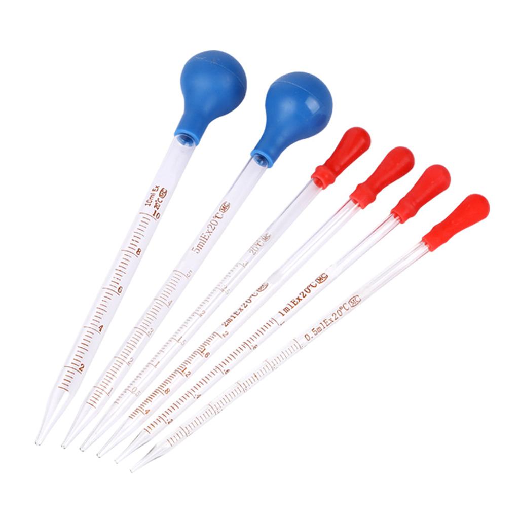 5 шт. стеклянная пипетка капельница жидкие пипетки стеклянная шкала градуированная пипетка для конфет масло формы DIY ремесло поделки