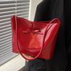 Red Bag Women 2025 New Trendy Fashion Go Out Handbag Women Ins Internet Celebrity Explosion Shoulder Handbag Women