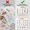 Plastic Magnetic Learning Board Double-Sided Writing Practice Board  Kids Montessori
