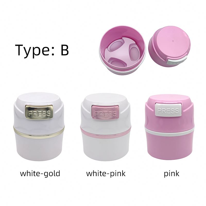 Case Press Eye Tool Plastic Holder Air Cosmetic Box Adhesive Lash Container Dry Glue Eyelash Sealed Extension Storage Tank Jar