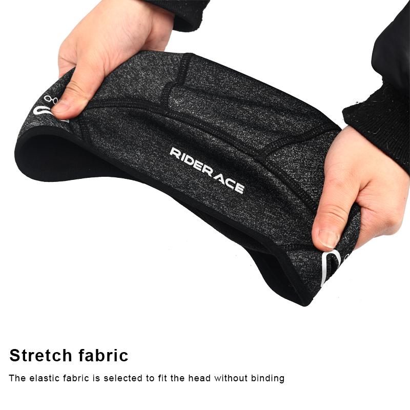 Winter Fleece Cycling Cap Windproof Thermal Skull Cap Cycling Helmet Liner Outdoor Sport Hat Running Skiing Motocycle Headwear