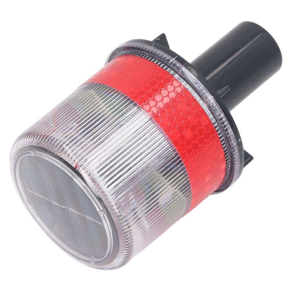 PC Shell Solar Powered Strobe Light Waterproof Warning Beacon Light New Safety Strobe Lamp
