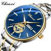 Men's Watch Dragon Pattern Dial Date Week Clock Luxury Business Waterproof Ultra Clear Dome Mirror Man Quartz Watches