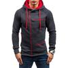 Men Hoodie Sweatshirt Casual Solid Long Sleeve Mens Hoodies Slim Zipper Hooded Cardigan Sweatshirts Men Hoody Sweat Homme