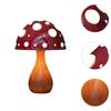 Настольная лампа Mushroom уникальный дизайн небольшой подарок прикроватная тумбочка для спальни офиса белая основа