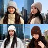 Acrylic Knit Beanie For Men Women Fall Winter Cozy Cold Weather Headwear