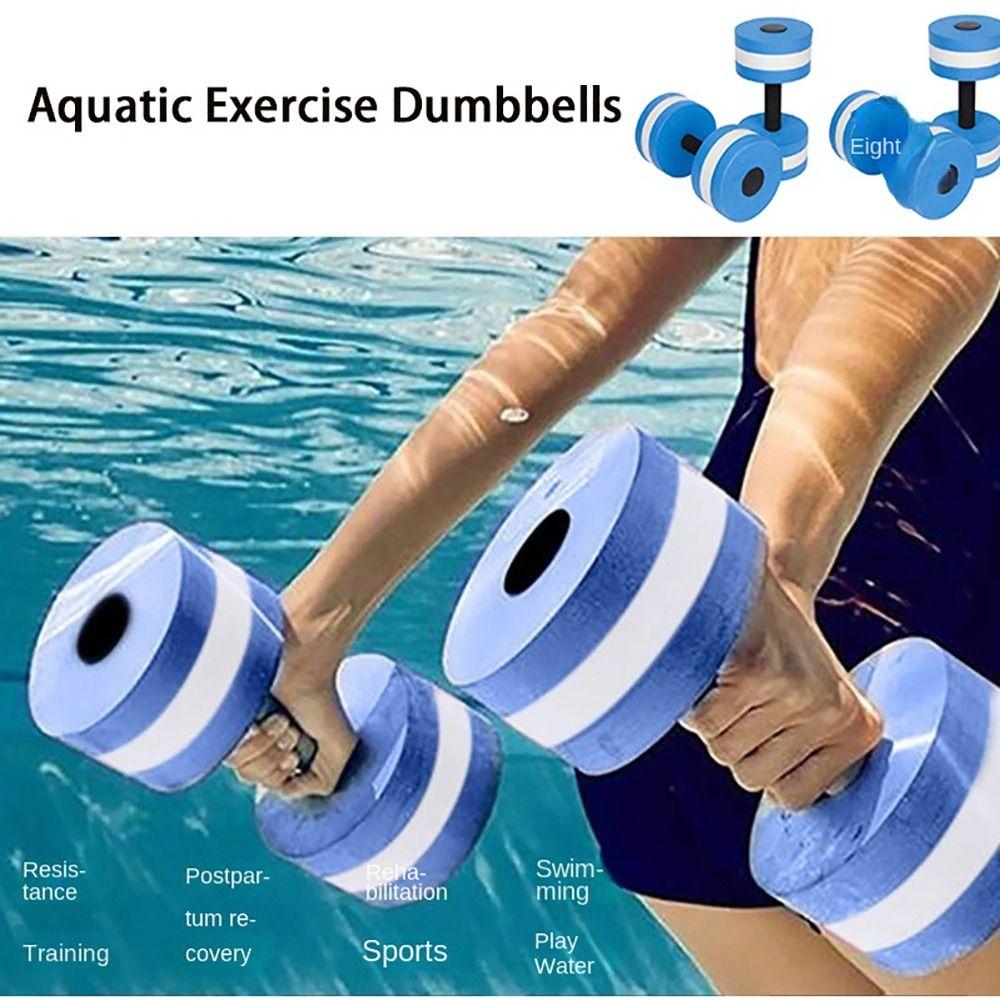 Multicolor Floating Dumbbell EVA Aquatic Exercise Dumbbells Portable Pool Exercise  Water Sports