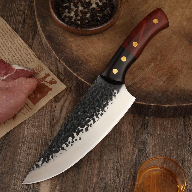 Кухонный нож для обвалки, кованый нож из нержавеющей стали, нож шеф-повара, нож для мяса