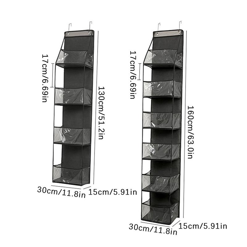 Многофункциональная тканевая подвесная сумка для хранения за дверью, многослойная подвесная сумка для хранения, разный органайзер для хранения, подвесная сумка