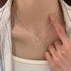 Изысканное серебряное (S925) геометрическое квадратное колье-подвеска - Элегантное и универсальное для повседневного ношения