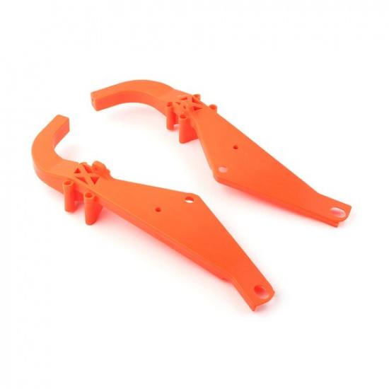 For Harley Electra Glide 96-13 Inner Fairing Batwing Support Brackets Orange