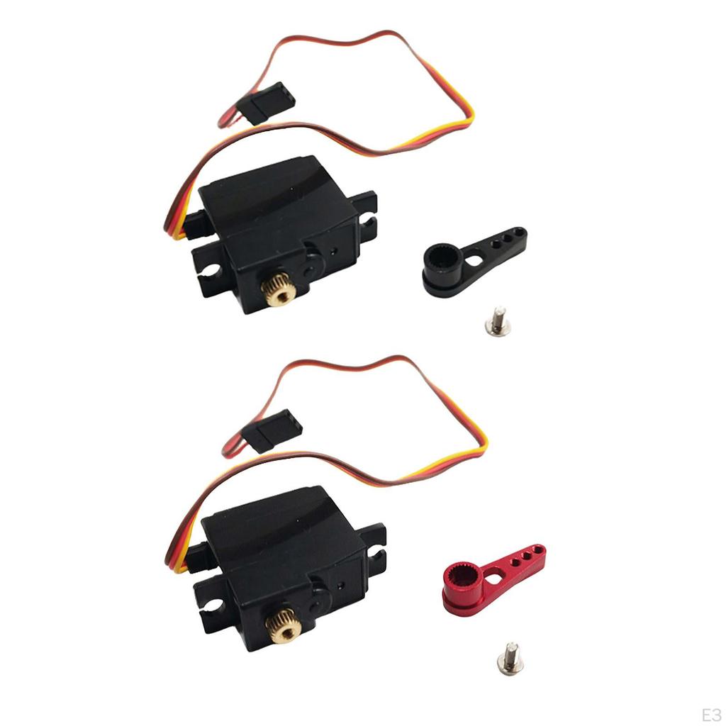 17G Servo Replacement Spare Part with Arm for MN99S 1:12 Scale RC Car 4x4 Remote Control Truck