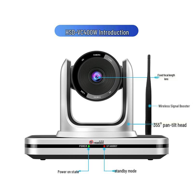 HSD 4K Wireless USB Conference Camera with Zoom (CN version)