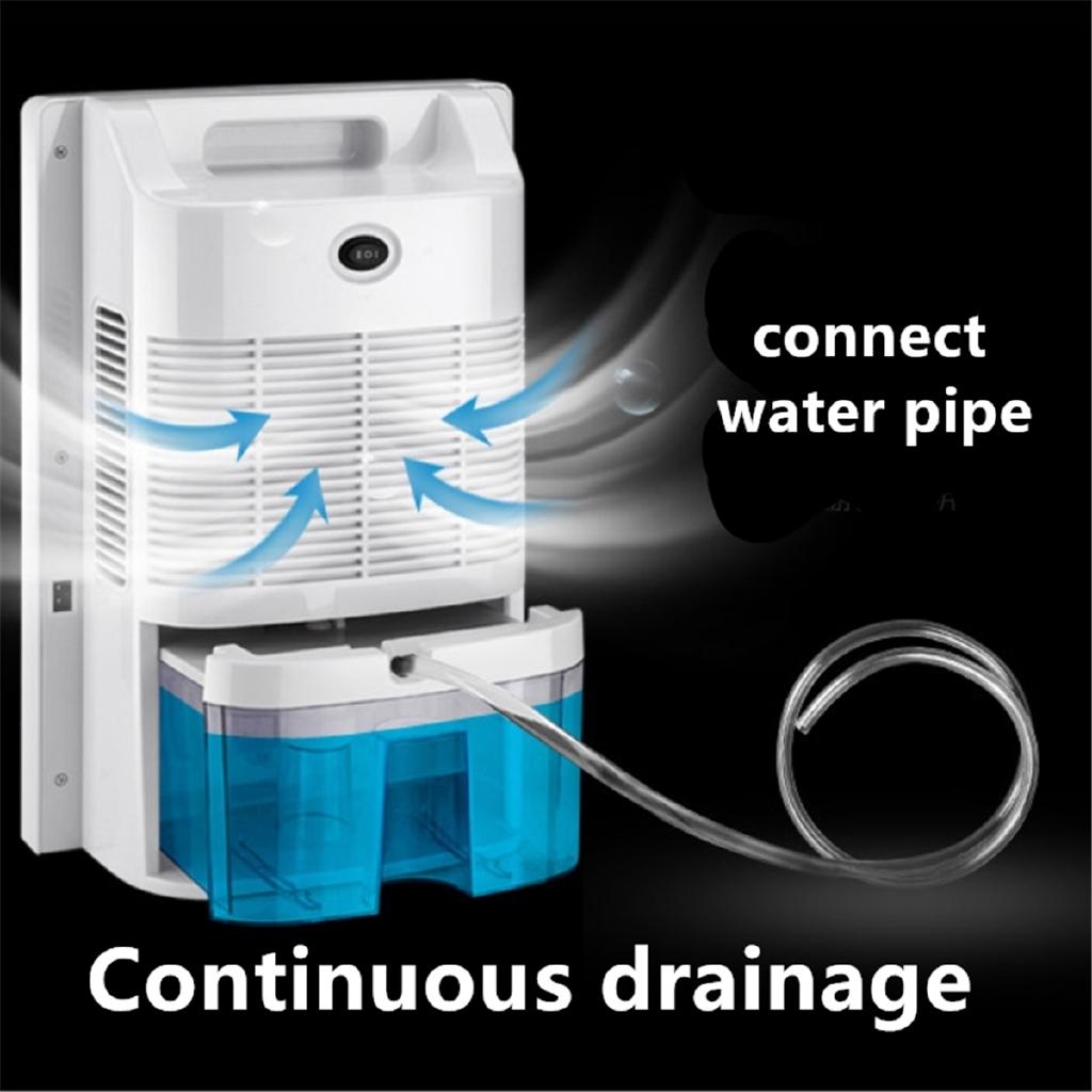 Осушитель 2200 мл Поглотитель влаги Бытовой осушитель Поглотитель влаги для подвала Бесшумный Таймер Внешний водоотвод