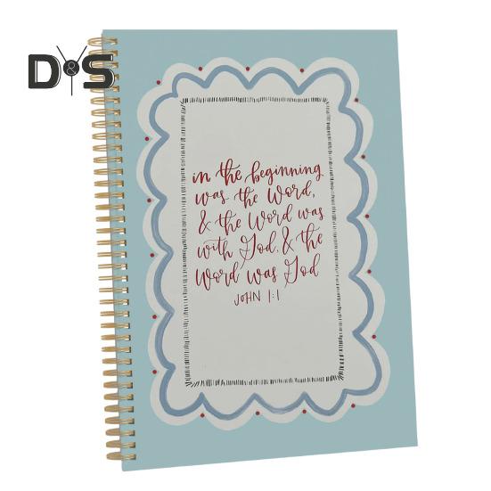 Христианский блокнот с катушкой ниток Религиозный журнал Женский блокнот для изучения Библии Церковные духовные события Христианские канцелярские принадлежности