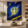 Decorative Tapestry,Leeds United Football Printed Wall Art, Lightweight Wall Hanging For Bedroom Background