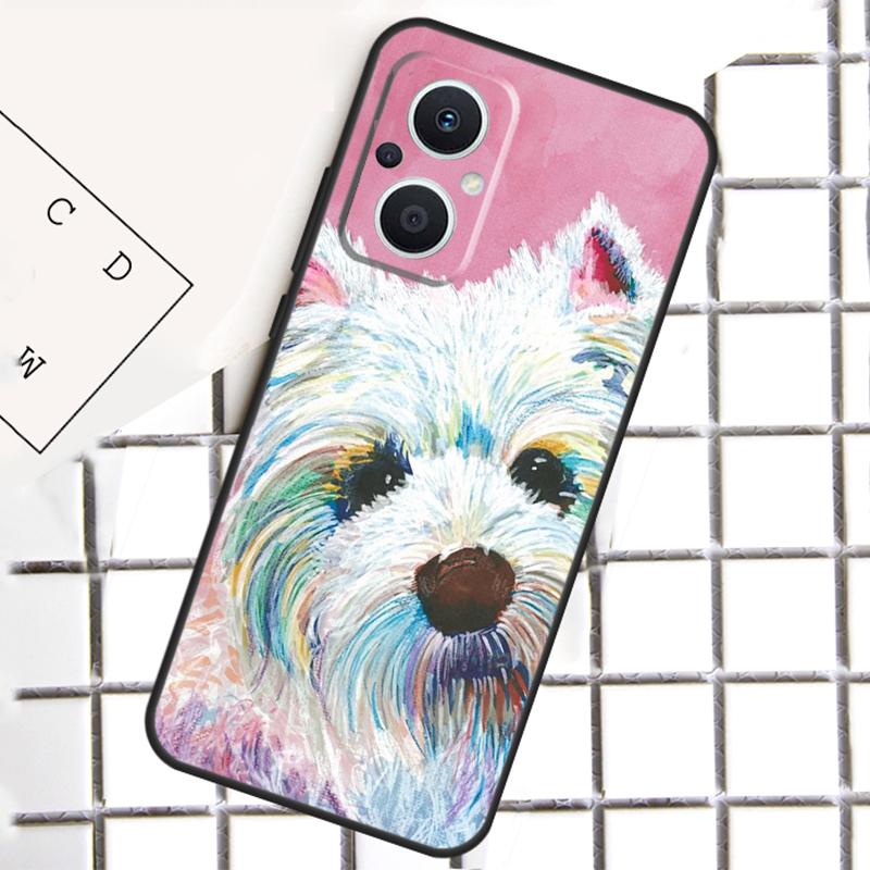 Чехол для телефона с собакой Вестхайленд Уайт Терьер для OPPO Reno 14F 13F 12F 11F 10 Pro 8T 7 8 Lite OPPO Find X8 X6 X5 X9 Pro