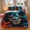 3pcs bedding set Wolf Pack Includes 1 Comforter + 2 Pillowcases, Without Pillow Inserts, Soft Comfortable, Lightweight Breathable, Printed H