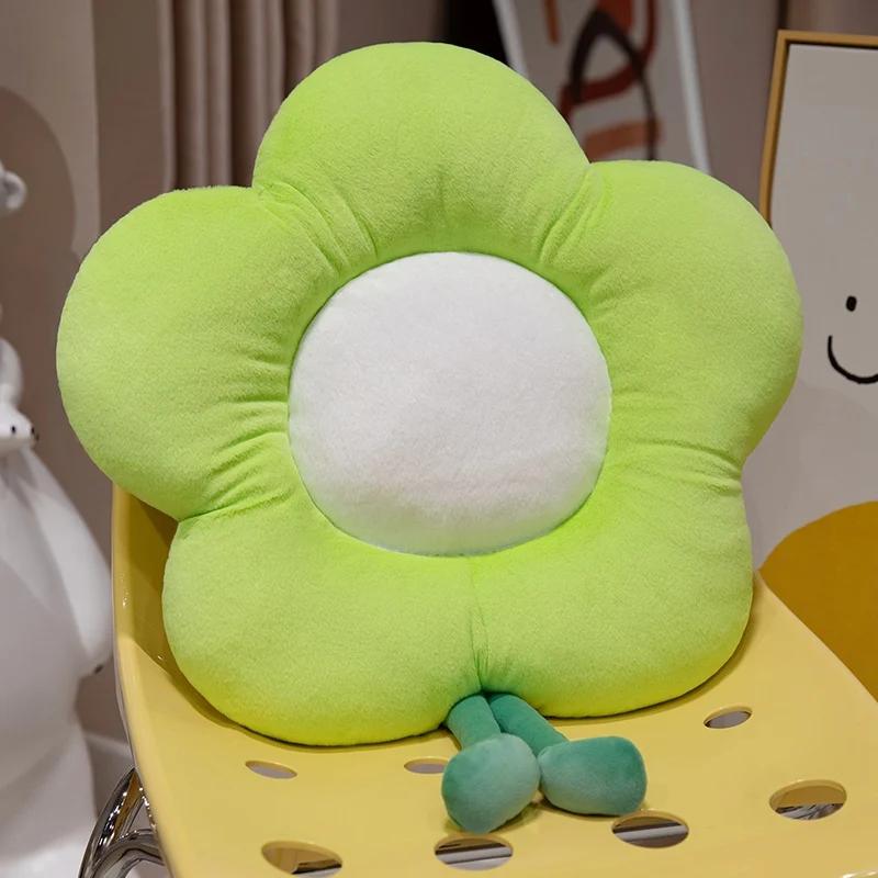 Подсолнух Солнечный Цветок Мягкая Плюшевая Игрушка Кукла Подушка Коврик Подушка для Объятий Домашний Декор для Спальни Автомобиля Подарок для Девочек