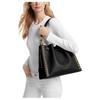 Michael Kors MK Mina Logo Snap Closure PU Shoulder Bag Large Women shoulder bag Black 35H3G4ML3I-BLACK