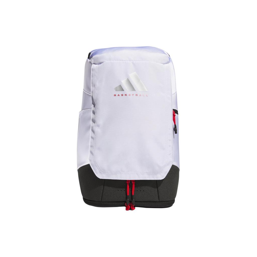 adidas Performance 1.0 Повседневный рюкзак большой емкости из переработанного полиэстера Унисекс-рюкзак Белый Светло-пурпурный JJ2060