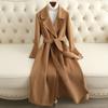 Double-sided Cashmere Coat Women's Long Over-knee Slim-fitting and Thin Autumn and Winter New Temperament Mother Woolen Coat