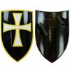 X-Mas  Medieval Armor Shield Knight Battle Armor Medieval Shield