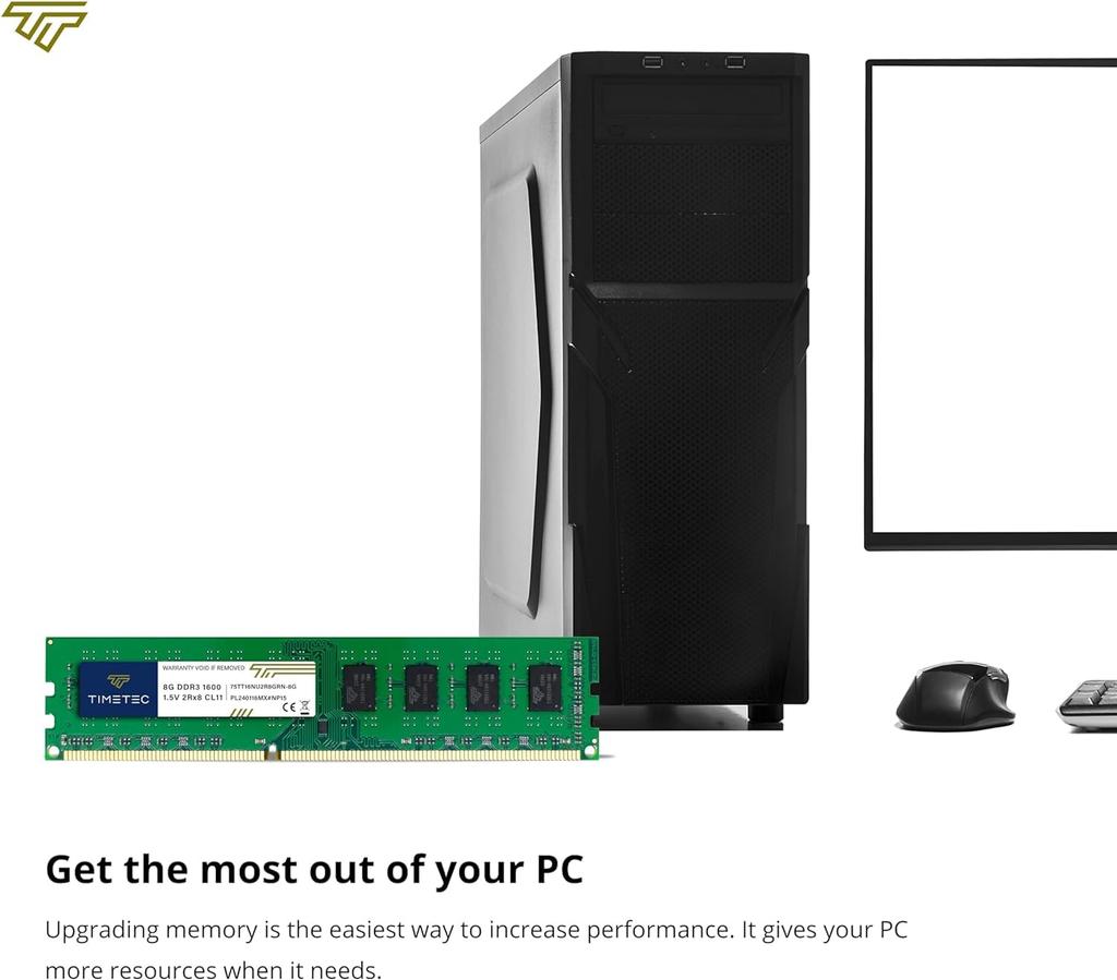 Timetec Hynix IC настольный ПК память DDR3L 1600 МГц PC3L 12800 240 Pin UDIMM напряжение 16 ГБ комплект 1.5 (2x8 ГБ)