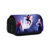 New Spider-Man Double Pencil Case, Student Stationery Storage Bag, Large-Capacity Stationery Bag.