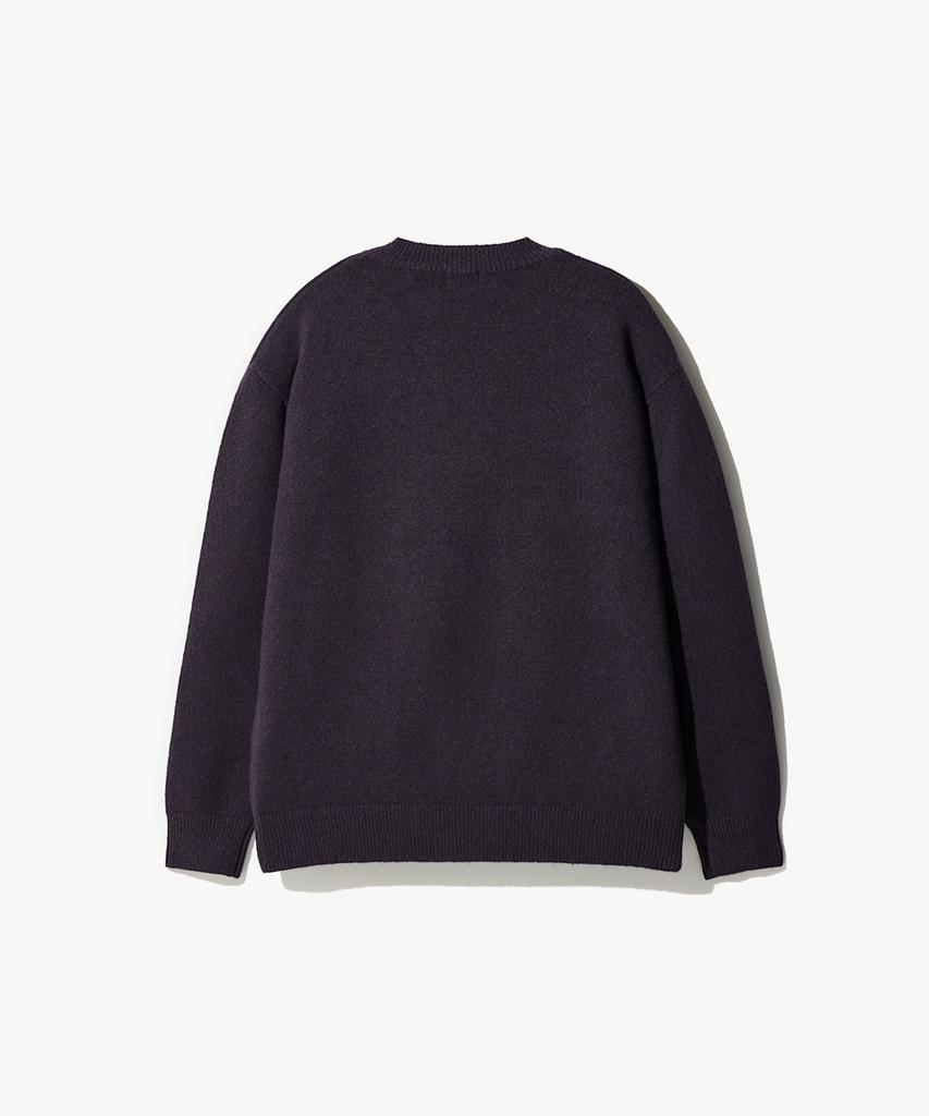 STCO V-Neck Solid Knit Violet_Sktxa53Nsv