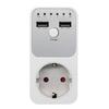 3680 Вт Умная программируемая розетка с таймером обратного отсчета, двойной USB-порт, электронные таймеры для домашней электроники