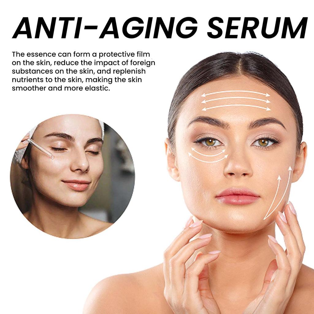 Collagen Anti Aging Serum Lift Firming Fade Fine Lines Remove Dark Spots Freckle Whitening Moisturizing Skin Restoration Essence
