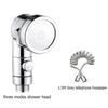 Faucet External Shower Head Bathroom Kitchen Faucet Splitter Set Basin Tap Diverter Valve Shower Nozzle Set for Salon