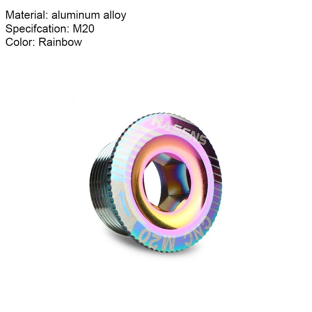 Bolt Bicycle Crankset Nut Crank Bolt Cover Bike Crank Arm Fixing Bolt Bike Crank Cover Screw