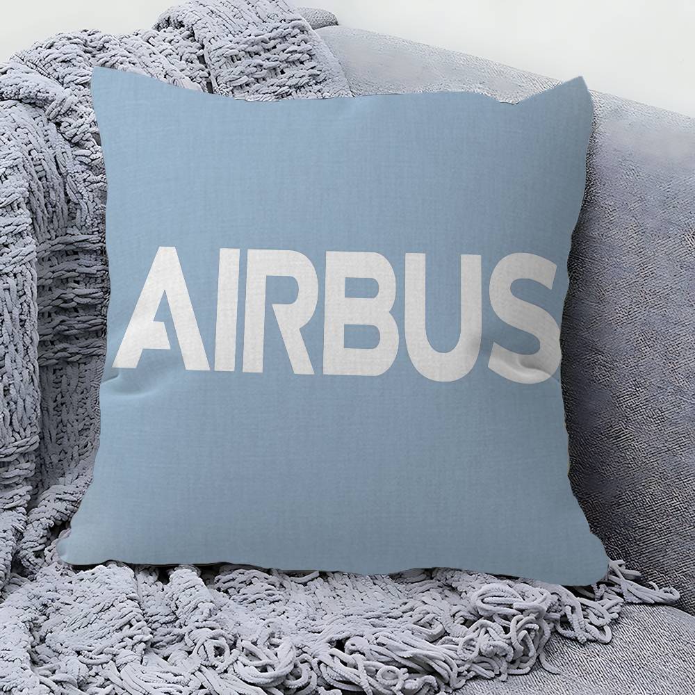 1Pc A-Airbus Pillow Gift Home Office Decoration Bedroom Sofa Car Cushion Cover Case 45X45