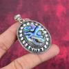 Abalone Shell 925 Solid Sterling Silver Pendant, Handmade Gemstone Pendant Jewelry, Gifts For Wife Brand New Pendant