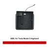 For Tesla Model Y L Juniper 2025 Center Control Armrest Storage Box YL 3 Highland USB Type C Charging Hub Glasses Clip Organizer