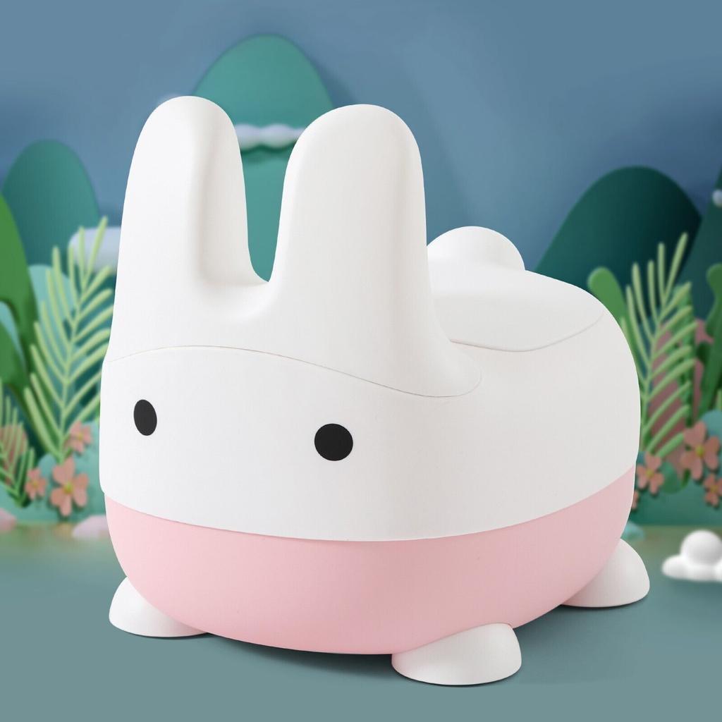 Bunny Toddler Potty Training Toilet Seat Toddler Toilet Seat Easy To Clean Non-Slip Kids Potty Chair Toddler Potty Seat Soft Pad