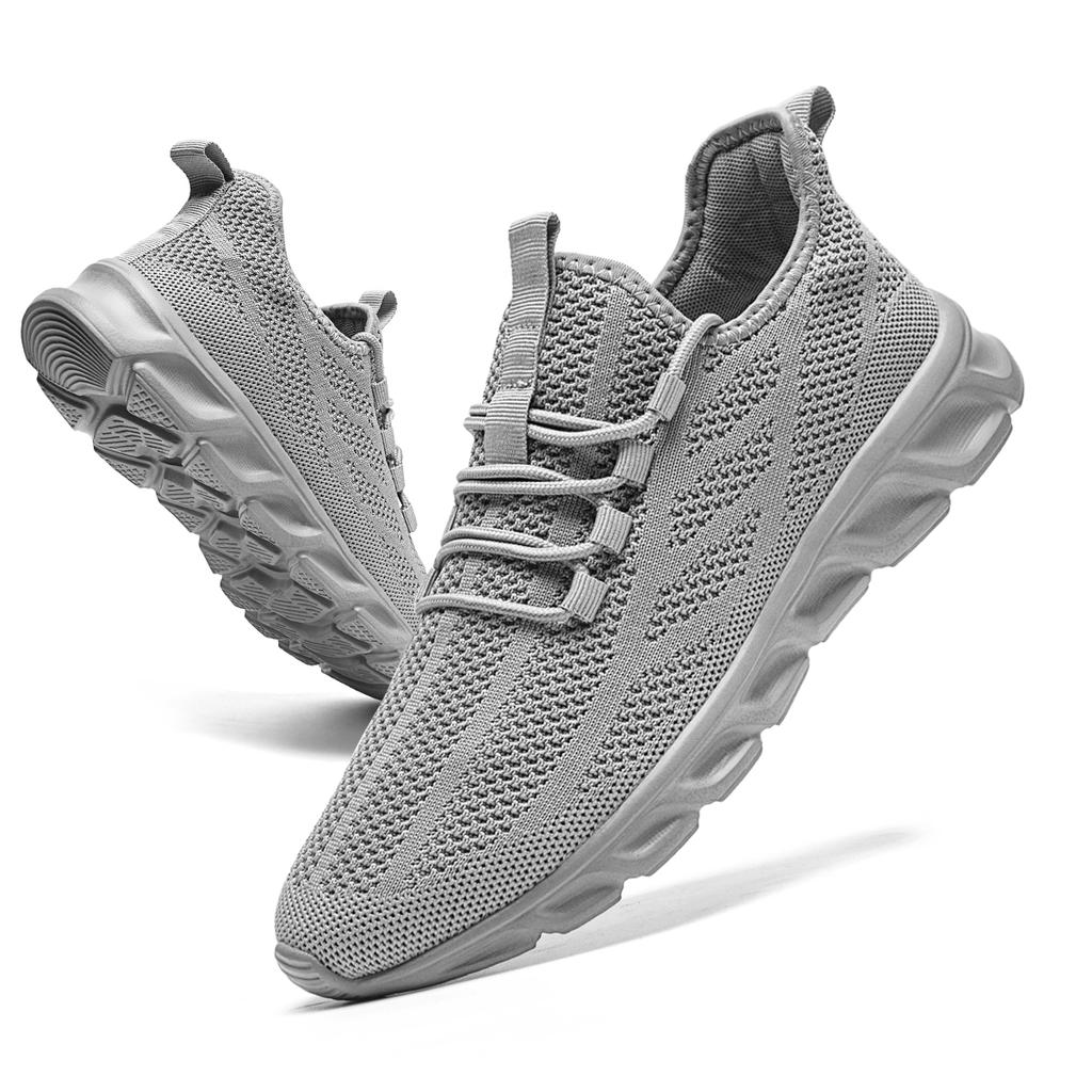 Fashion Fujeak 36-46 Women Casual Sneakers Men Sports Shoes Fashion Breathable Walking Mesh Flat Shoes Male Footwears Tenis Plus Size