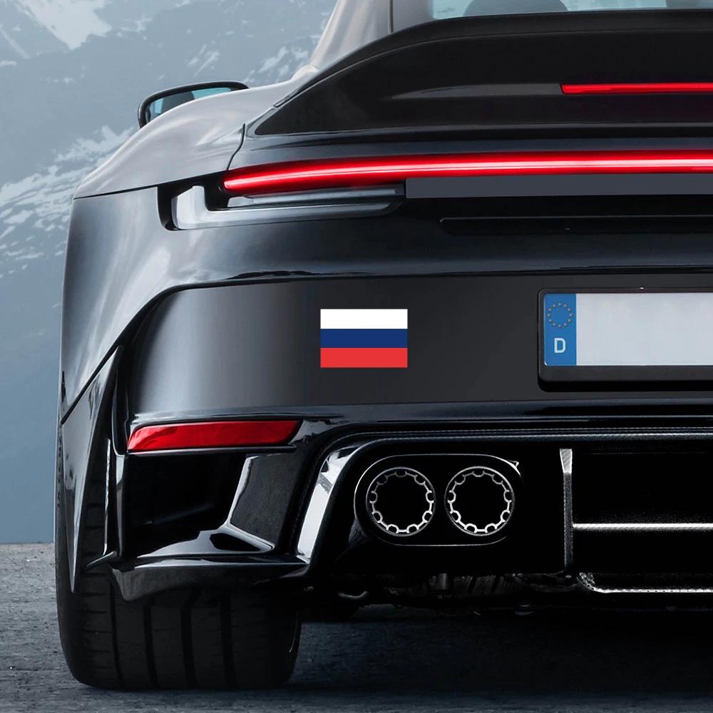 Автомобильная наклейка Флаг России ПВХ Креативные виниловые наклейки Россия Декор для мотоцикла Аксессуары Для Lada Niva Granta Hyundai Kia Renault