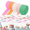 5 Rolls Crepe Paper Streamers Rainbow Assorted Colored Streamers Party Favors for Birthdays Weddings Baby Shower Decoration
