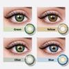 Цветные контактные линзы с мягкими цветными линзами 1 пара 14,2 мм натуральные цветные линзы для зрения, голубые глаза