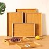 MOLUONA Rectangular Bamboo Serving Tray