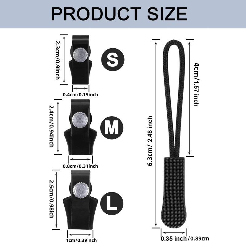 2/4/6 шт. Универсальный фиксатор головки молнии, быстрый, моментальный, съемный, комплект для ремонта молнии, сменный слайдер для куртки, сумки, пальто