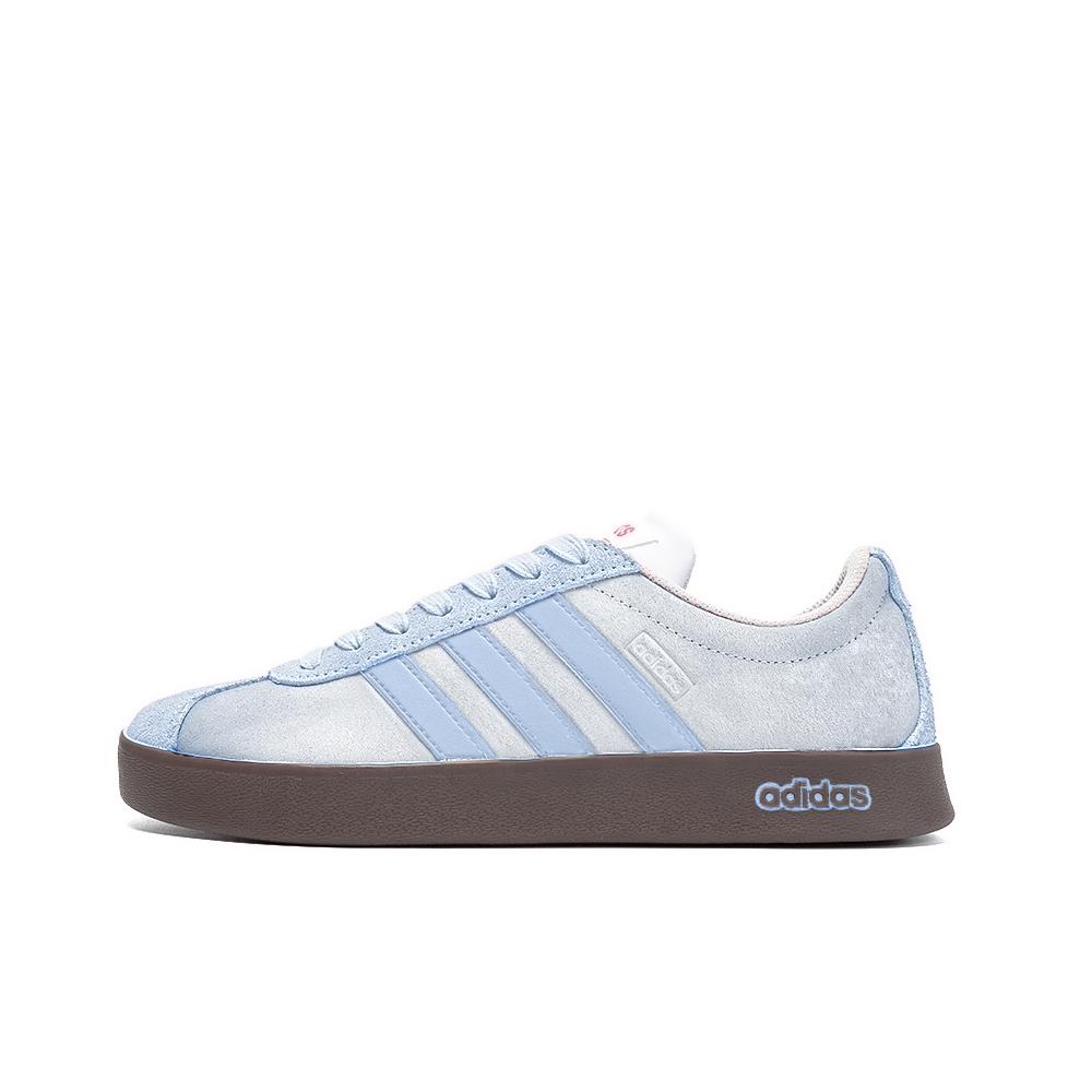 adidas Vl Court Сахарное Стихотворение, Янтарная Кожа Износостойкая Нескользящая Износостойкая Нескользящая Низкие HQ1802Команда189--SBOX)