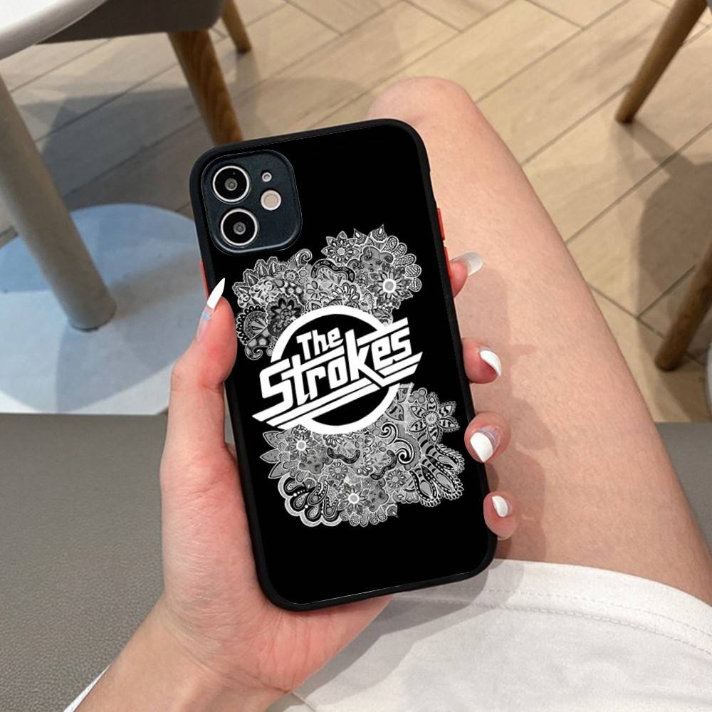Classic Famous Rock Band The S-strokes Phone Case For IPhone 14 11 12 13 Mini Pro Max Plus X XR XS MAX Translucent Matte Cover