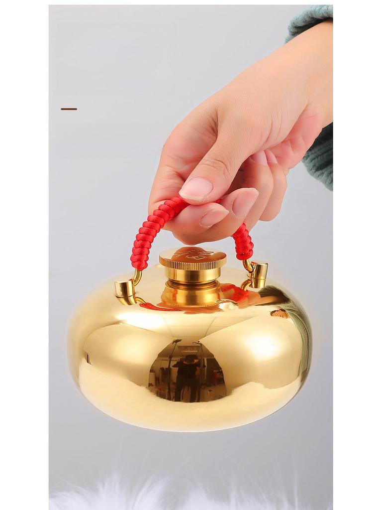 Jitao Yu Pozi Чистая медная грелка с водой Массажер для рук и ног в стиле ретро