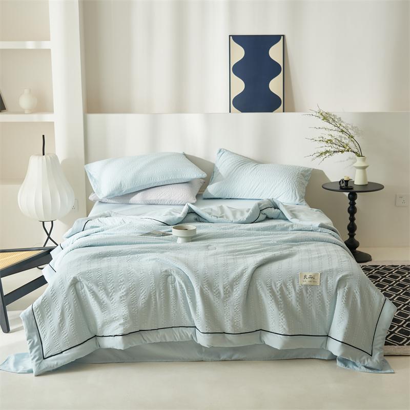Zero-gravity Cooling Technology, Cool Naked Feeling, Seersucker Cooling Blanket, Ultra-light Breathable Cooling Fabric